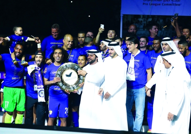 "■ خلال تتويج الزعيم بلقب دورينا | البيان"