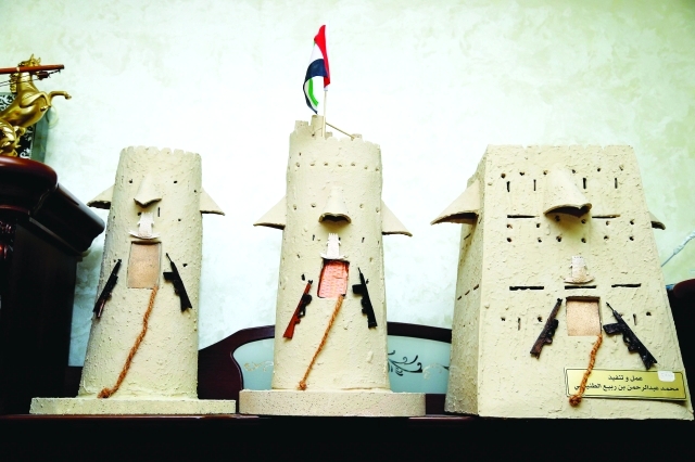 "■ أحد أعماله الفنية"