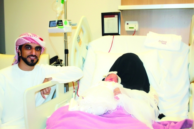 "وديمة أول مواليد الدولة بتوقيت 00:00 | البيان"