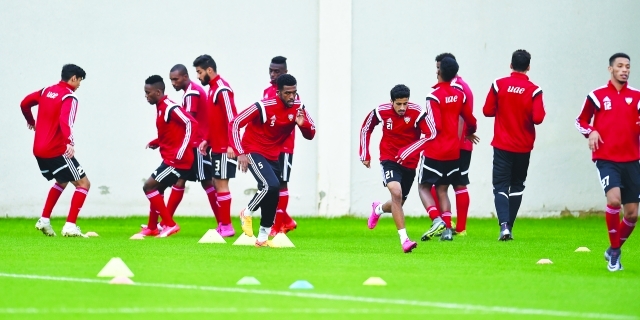 "■ المنتخب الأولمبي يسعى للاطمئنان على جاهزية لاعبيه | تصوير - هشام تكنوين"