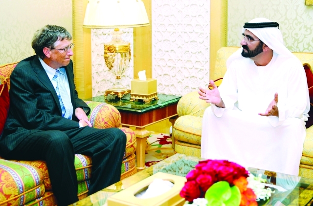 "■ محمد بن راشد وبيل غيتس.. حوار في العطاء والمستقبل | البيان"