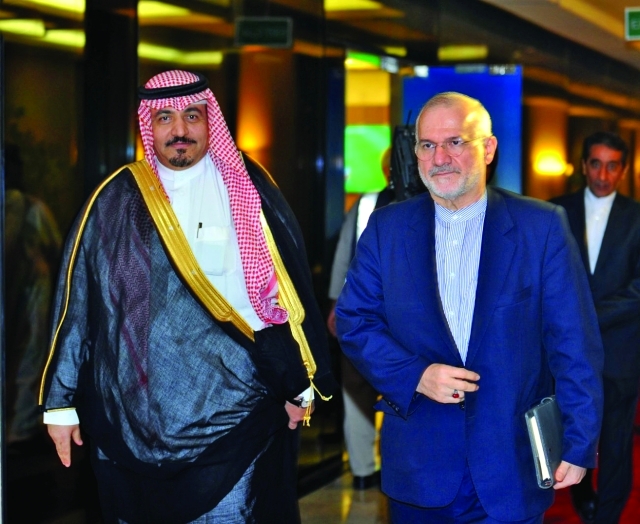 "■ دبلوماسي إيراني لدى مغادرته المملكة"