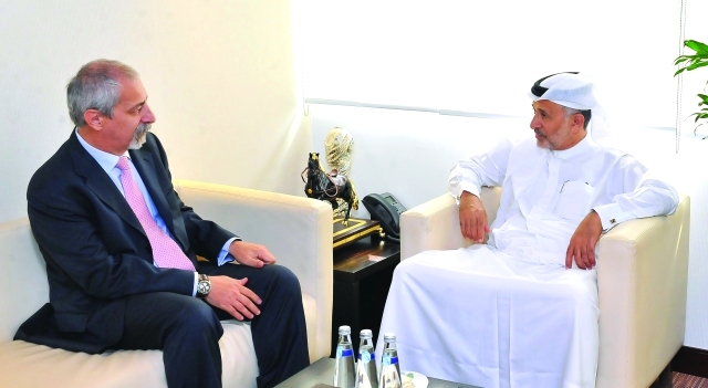"■ السركال خلال لقائه مع السفير الروماني | البيان"