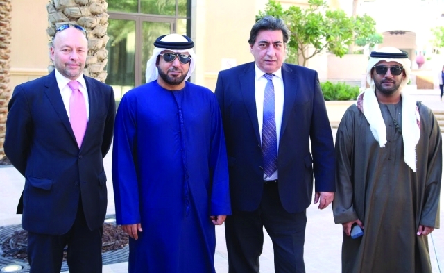 "■ المقبالي خلال استقباله رئيس الاتحاد الدولي بالإنابة"