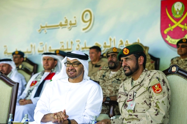 "محمد بن زايد وصالح العامري"