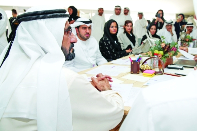 "■ سموه خلال جلسات الخلوة"