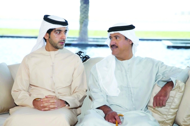 "■ سلطان بن حمدان آل نهيان وهزاع بن طحنون"
