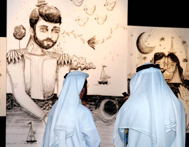 "من مجموعة الكهف للفنان ناصر نصرالله | تصوير - خالد نوفل"