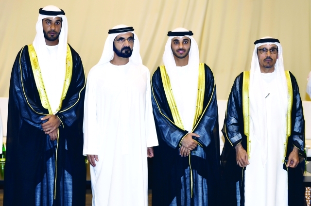 "محمد بن راشد وطارش المنصوري والعريسان"
