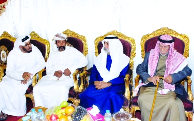 "■ نهيان بن مبارك معزياً في وفاة خلفان المنصوري | وام"