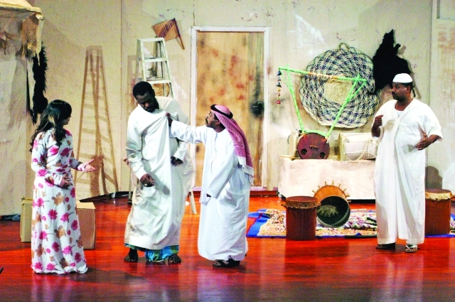 "■ مسرحية كل الناس يدرون تأليف سالم الحتاوي وإخراج أحمد الأنصاري"