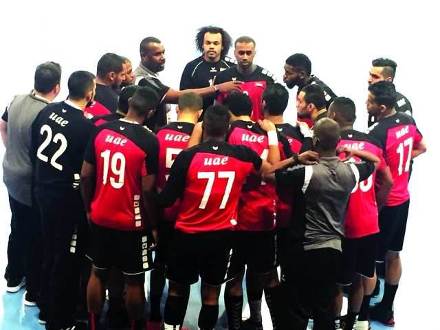 "■ جانب من تدريبات منتخبنا | البيان"