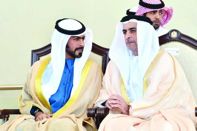"■ سيف بن زايد وخليفة بن طحنون"