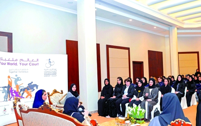 "■ لقاء قرينة حاكم الشارقة مع لاعبات الأندية الإماراتية | البيان"