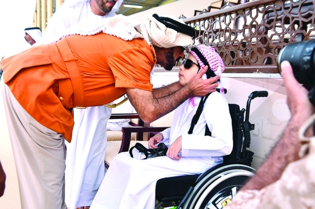 "■ قائد الوحدات المساندة مستقبلاً سفير الإيجابية"