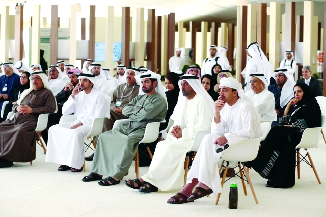 "■ ولي عهد دبي يتابع أعمال الخلوة بحضور حمدان بن راشد وعبدالله بن زايد وأحمد بن سعيد والوزراء"