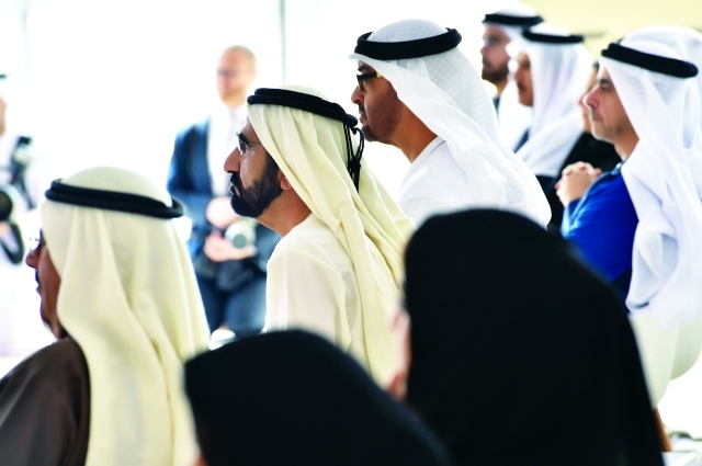"■ نائب رئيس الدولة وولي عهد أبوظبي يتابعان أعمال الخلوة"