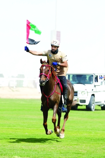 "خلال أحد سباقات القدرة"