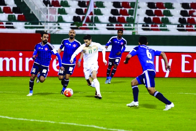 "الإمارات نجح في استغلال الاندفاع الهجومي لفريق الشعب | تصوير محمد حنيف"