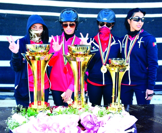 تتويج فارسات الإمارات بذهب «خليجي القدرة»
