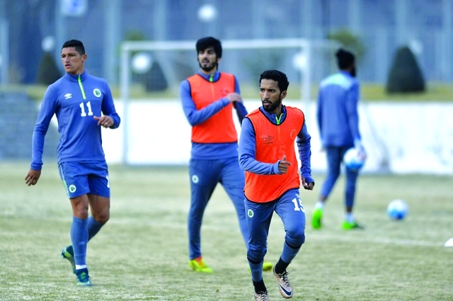 "■ جانب من تدريبات الشباب في اوزبكستان | البيان"