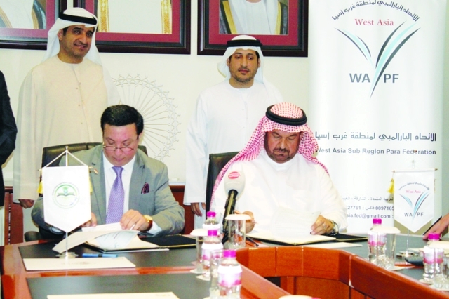 "■ خلال توقيع اتفاقية التعاون المشترك | البيان"
