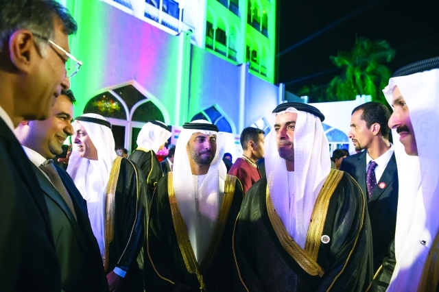 "■ سموه وصقر غباش وسهيل المزروعي"