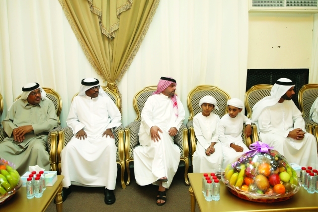"■ جانب من حضور مجلس العزاء"