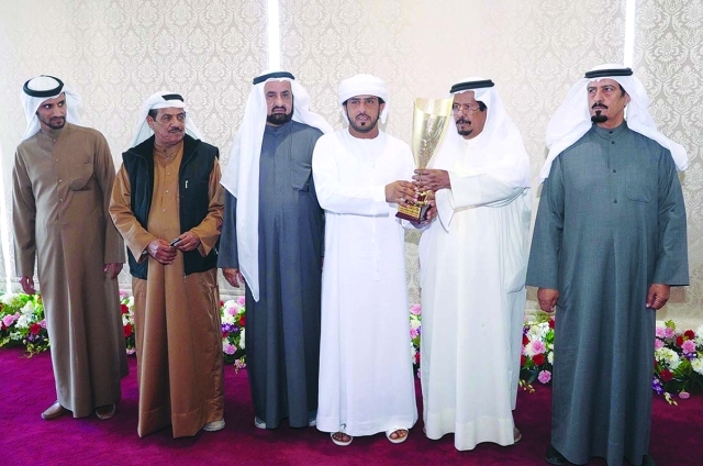 "■ جانب من تتويج الفائزين | البيان"