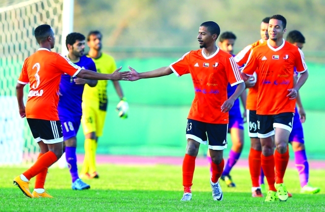 "■ فرحة عجمان بالفوز السداسي على الذيد"