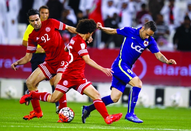 "■ من لقاء الريان والعربي في دوري نجوم قطر | البيان"