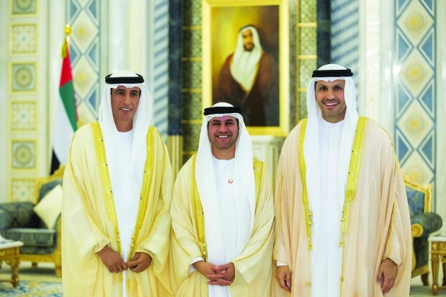 "جبر السويدي وأحمد المزروعي وخلدون المبارك"