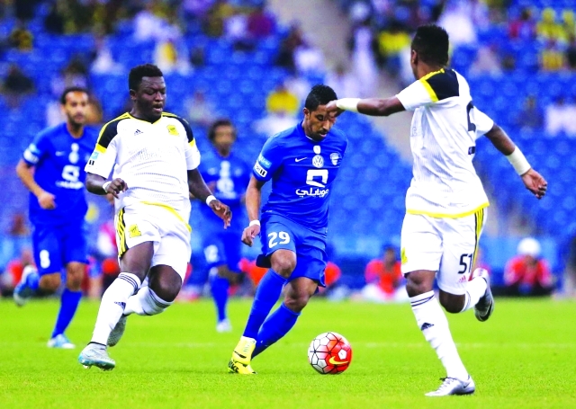 "■ من لقاء الهلال والاتحاد | إي بي ايه"