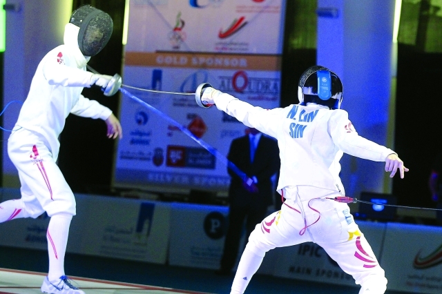 "جانب من منافسات البطولة الآسيوية"