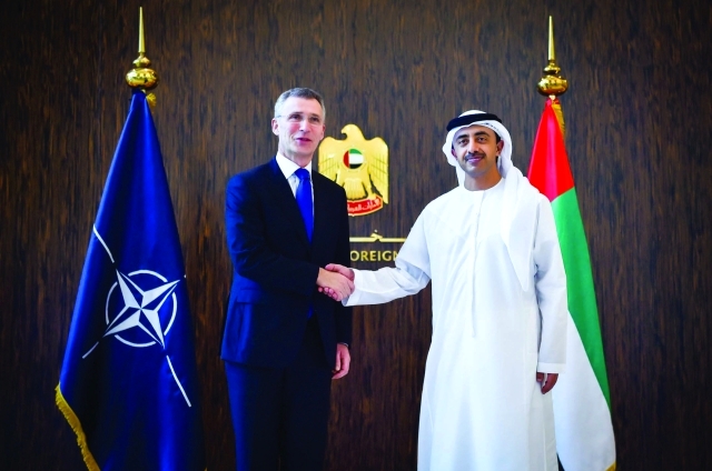 "عبدالله بن زايد مستقبلاً أمين عام \"الناتو\" ـــ وام"