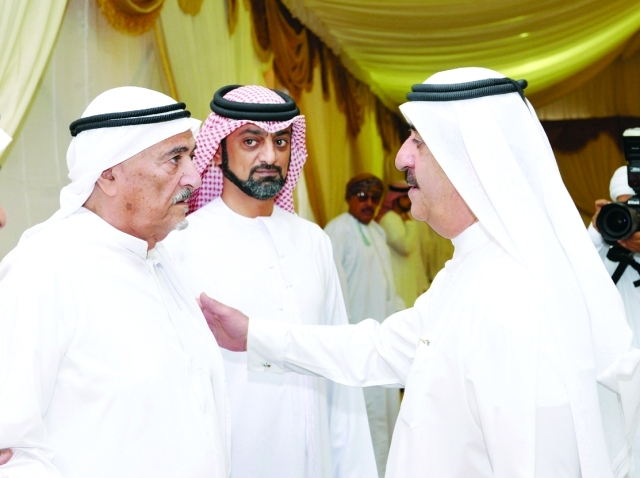 "سعود المعلا يعزي آل النعيمي في وفاة نجلهم"