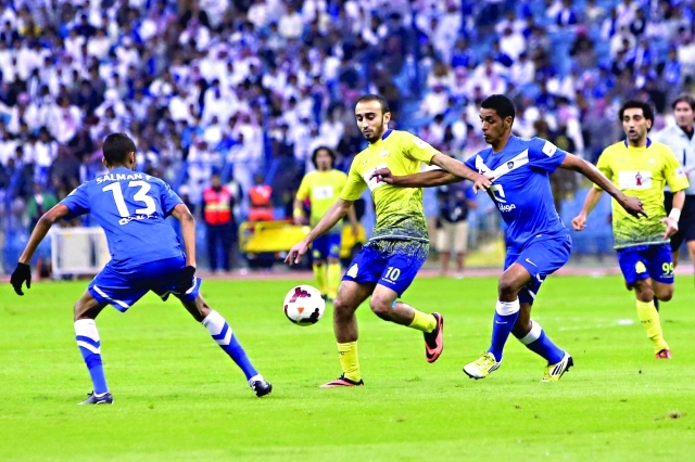 "■ قمة النصر والهلال تشعل الرياض الليلة | أرشيفية"