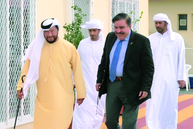 "■ سموه خلال حضوره السباق"