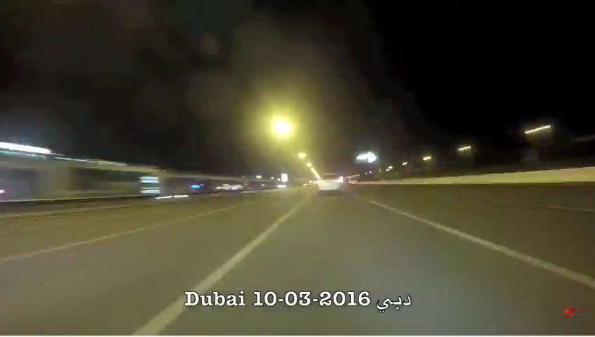 حالة طرقات دبي ليلة أمس