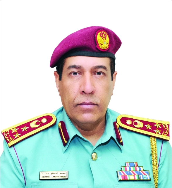 "العميد خميس أسحق محمد مدير مديرية المرور والدوريات بالإنابة"