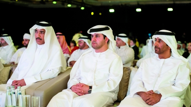 "أحمد جمعة الزعابي وأحمد مبارك المزروعي وسعيد الغفلي"