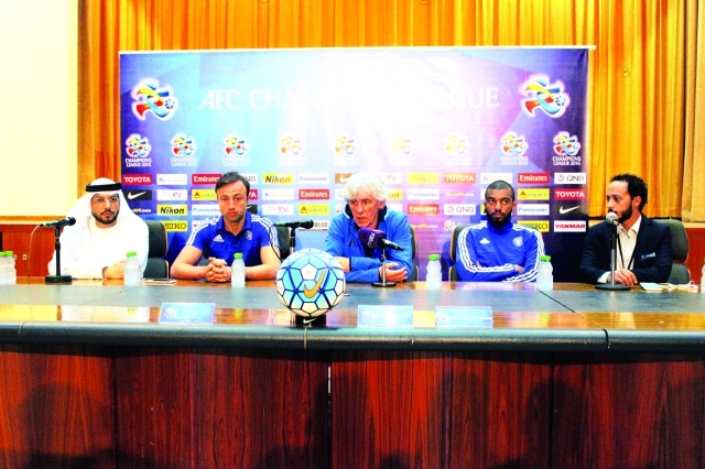 "■ يوفانوفيتش يتحدث في المؤتمر الصحافي عن طموحات النصر | البيان"