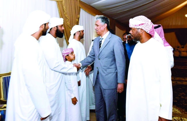 "■ .. و يعزي أسرة شهيد الوطن زايد علي الكعبي | وام"
