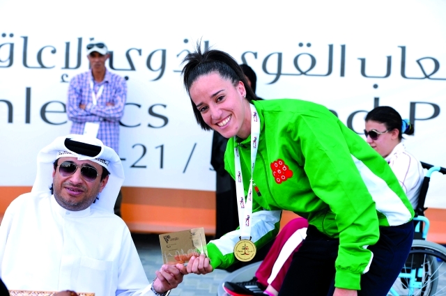 "■ الجزائرية أسمهان حطمت رقمها العالمي في الرمح"