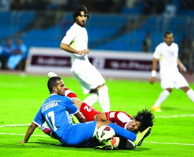 "■ من مباراة سابقة للمنتخب الكويتي | البيان"