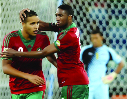 "■ يوسف العربي قاد المغرب الى الفوز | البيان"