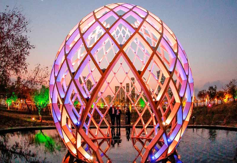 «جزيرة النور» حيث تمتزج الطبيعة مع تكنولوجيا الأضواء