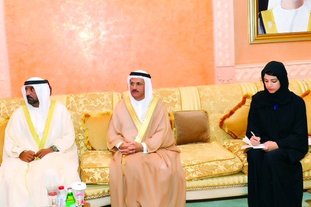 "■ أحمد بن سعيد وسلطان المنصوري وريم الهاشمي"