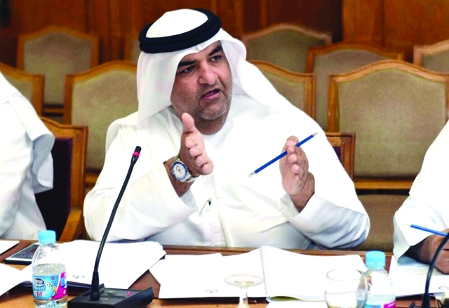 "■ جاسم عبد الله النقبي يتحدث خلال اجتماعات لجان البرلمان العربي | وام"