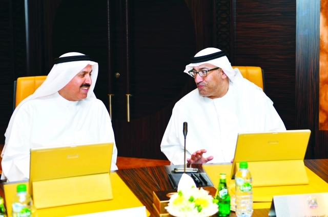 "■ عبدالرحمن العويس وصقر غباش"
